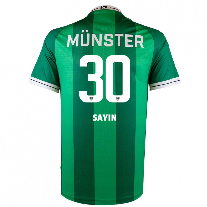 Danxen Damen Melih Sayin #30 Grün Weiß Heimtrikot Trikot 2025/26 T-Shirt