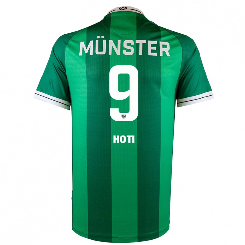 Danxen Damen Arbnor Hoti #9 Grün Weiß Heimtrikot Trikot 2025/26 T-Shirt