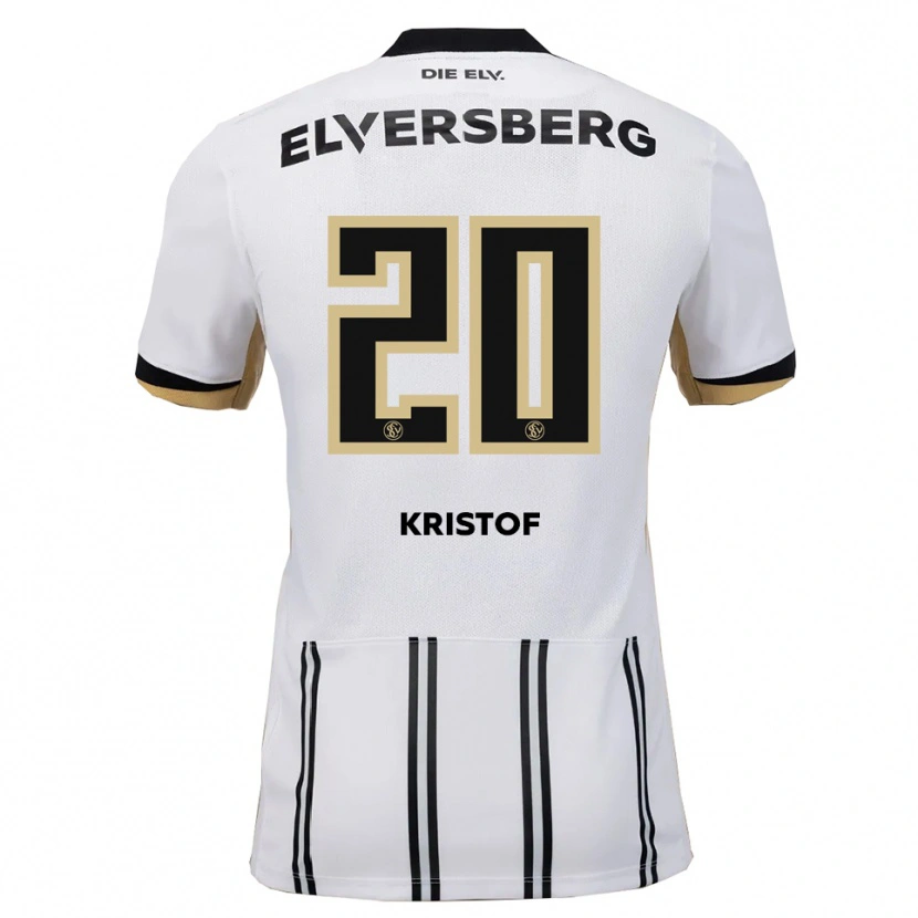 Danxen Damen Nicolas Kristof #20 Weiß Schwarz Heimtrikot Trikot 2025/26 T-Shirt
