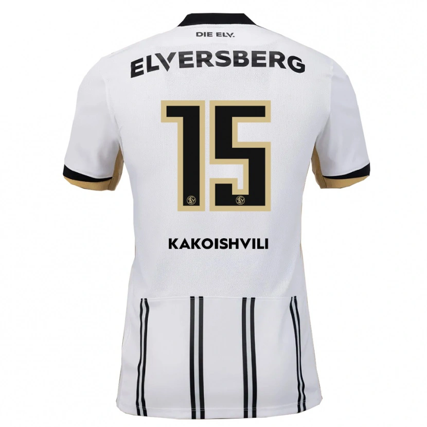 Danxen Damen Dimitri Kakoishvili #15 Weiß Schwarz Heimtrikot Trikot 2025/26 T-Shirt