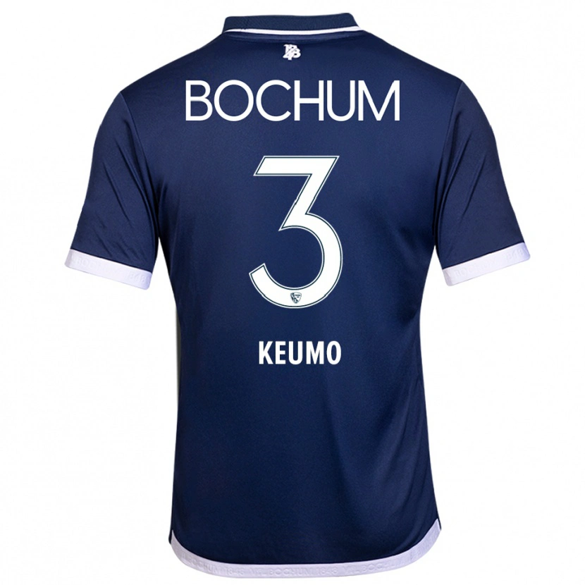 Danxen Damen Darnell Keumo #3 Marineblau Weiß Heimtrikot Trikot 2025/26 T-Shirt