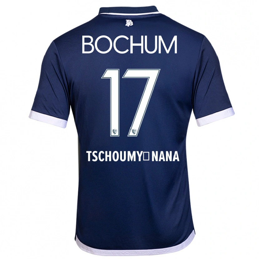 Danxen Damen Daryl Tschoumy-Nana #17 Marineblau Weiß Heimtrikot Trikot 2025/26 T-Shirt