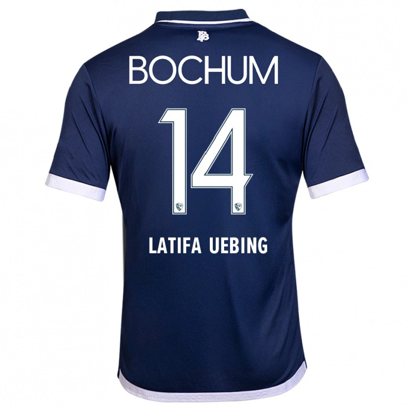 Danxen Damen Anna Latifa Uebing #14 Marineblau Weiß Heimtrikot Trikot 2025/26 T-Shirt