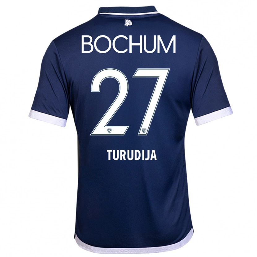 Danxen Damen Vahidin Turudija #27 Marineblau Weiß Heimtrikot Trikot 2025/26 T-Shirt