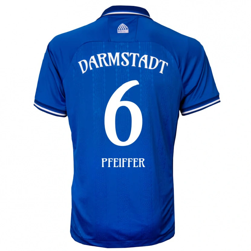 Danxen Damen Patric Pfeiffer #6 Blau Weiß Heimtrikot Trikot 2025/26 T-Shirt