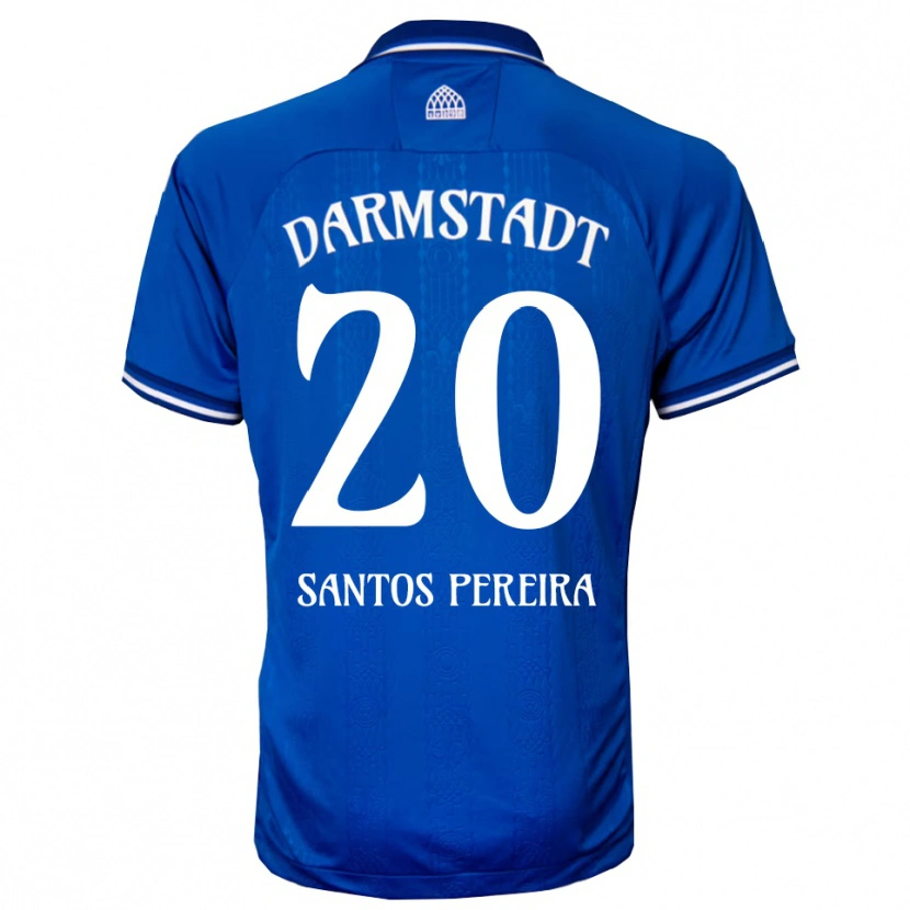 Danxen Damen Diogo Dos Santos Pereira #20 Blau Weiß Heimtrikot Trikot 2025/26 T-Shirt