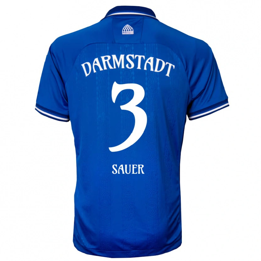 Danxen Damen Nick Sauer #3 Blau Weiß Heimtrikot Trikot 2025/26 T-Shirt