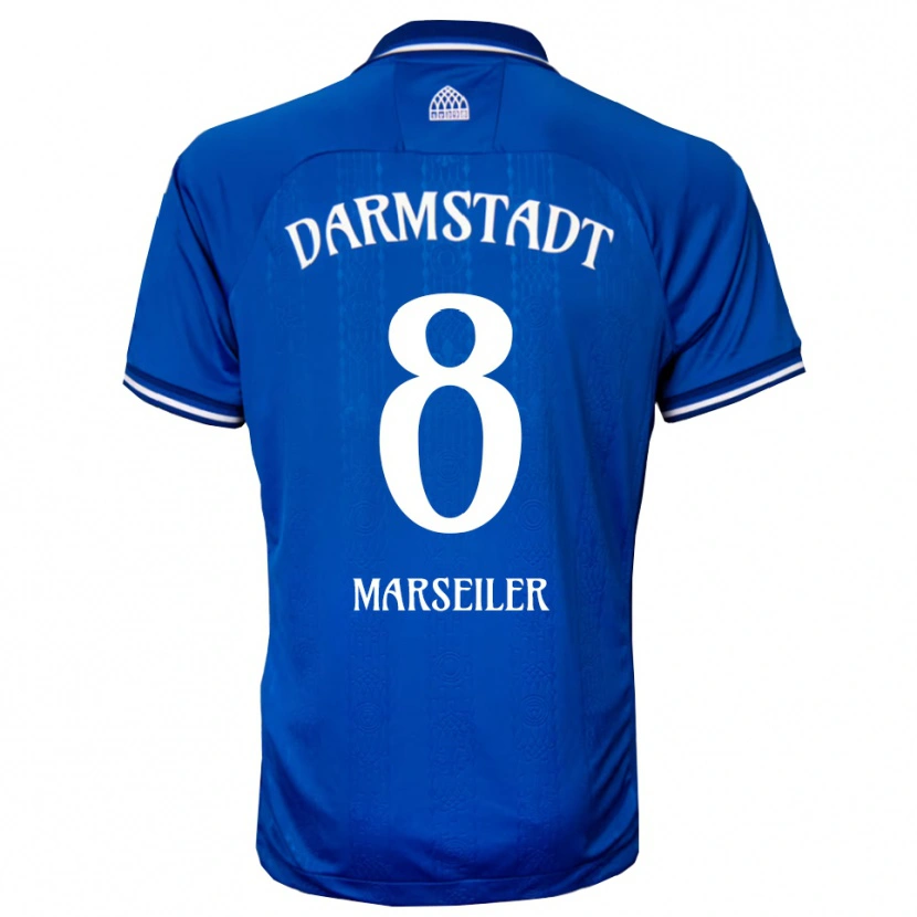 Danxen Damen Luca Marseiler #8 Blau Weiß Heimtrikot Trikot 2025/26 T-Shirt