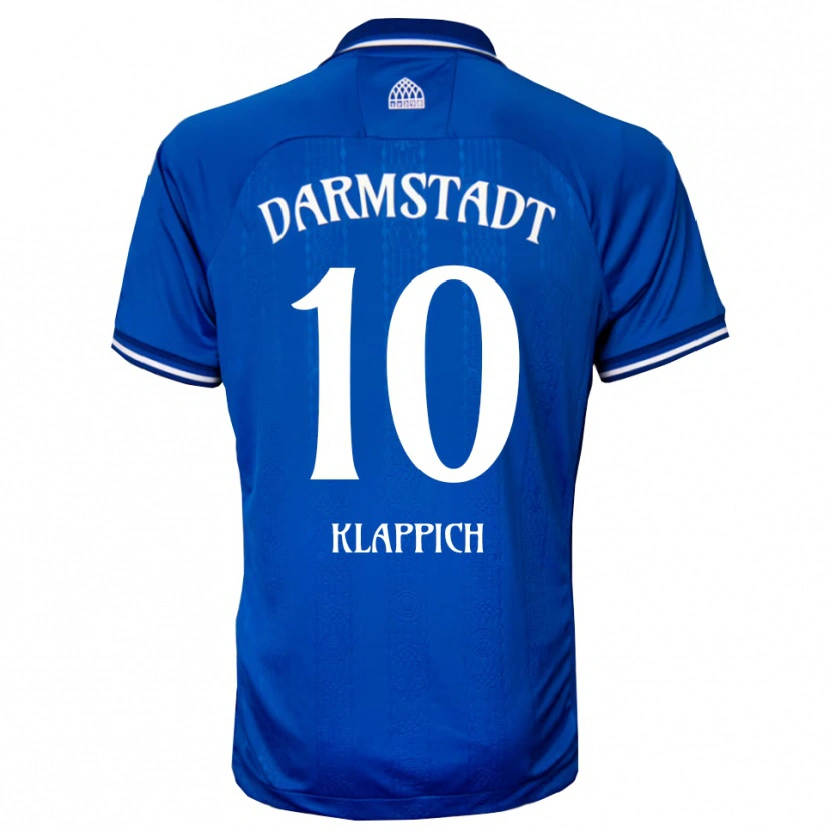 Danxen Damen Luis Klappich #10 Blau Weiß Heimtrikot Trikot 2025/26 T-Shirt