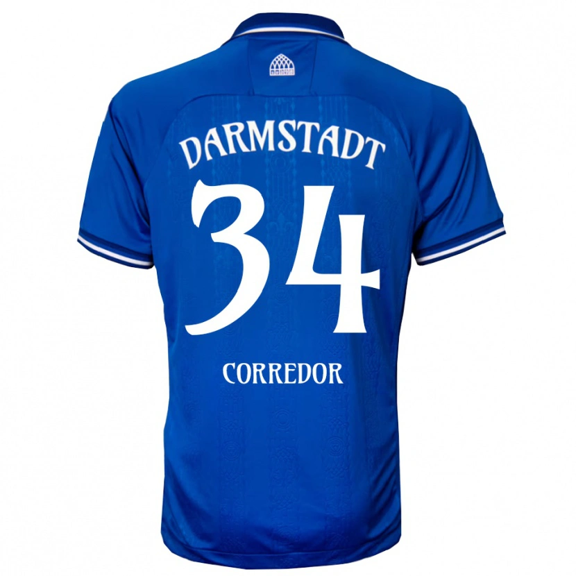 Danxen Damen Killian Corredor #34 Blau Weiß Heimtrikot Trikot 2025/26 T-Shirt