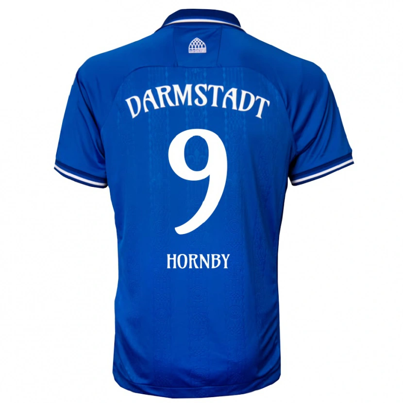 Danxen Damen Fraser Hornby #9 Blau Weiß Heimtrikot Trikot 2025/26 T-Shirt
