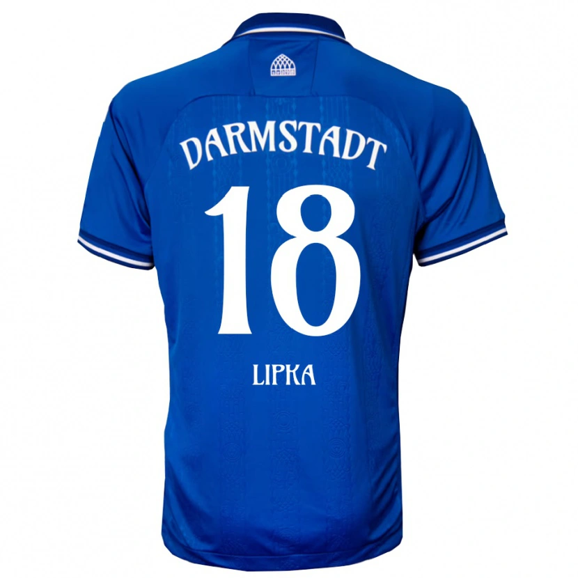 Danxen Damen David Lipka #18 Blau Weiß Heimtrikot Trikot 2025/26 T-Shirt