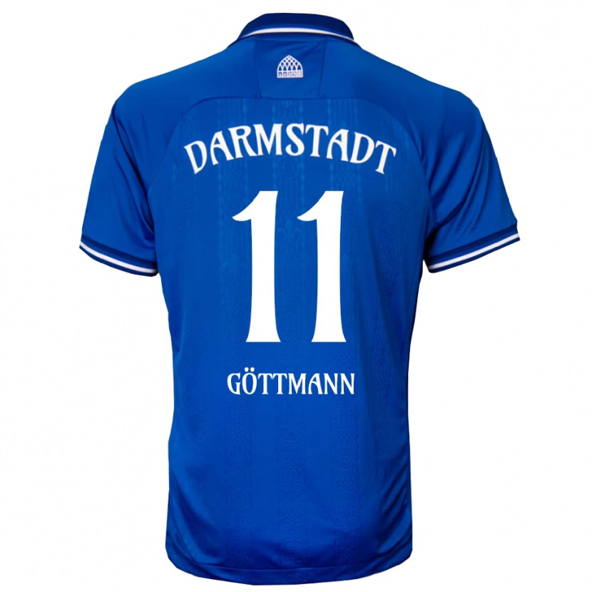 Danxen Damen Levin Göttmann #11 Blau Weiß Heimtrikot Trikot 2025/26 T-Shirt
