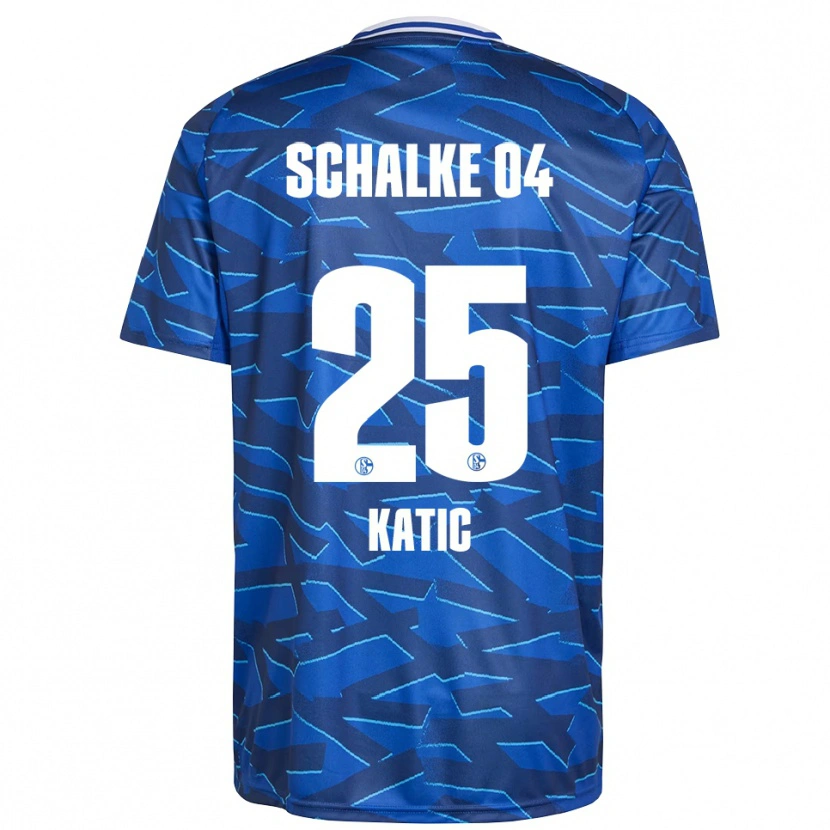 Danxen Damen Nikola Katic #25 Königsblau Weiß Heimtrikot Trikot 2025/26 T-Shirt