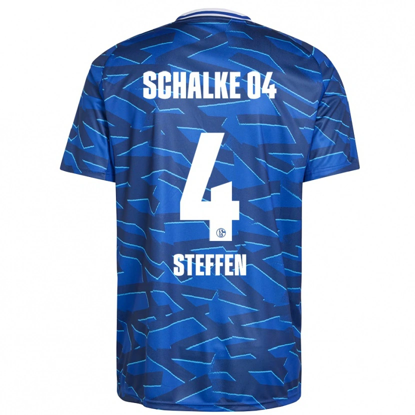 Danxen Damen Kjell Steffen #4 Königsblau Weiß Heimtrikot Trikot 2025/26 T-Shirt