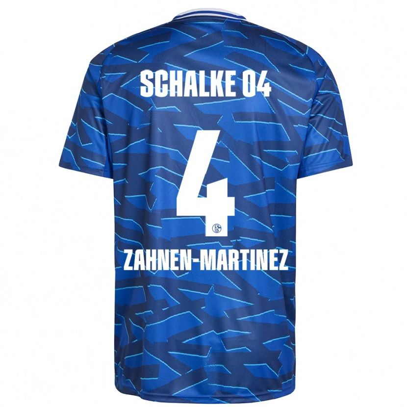 Danxen Damen Pablo Zahnen-Martinez #4 Königsblau Weiß Heimtrikot Trikot 2025/26 T-Shirt