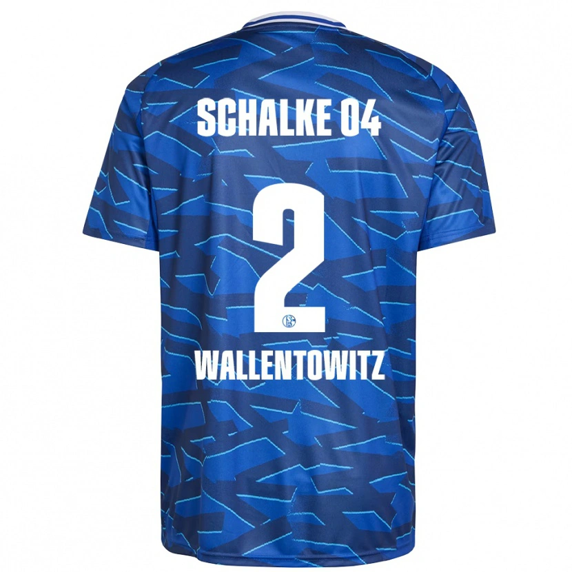 Danxen Damen Mika Wallentowitz #2 Königsblau Weiß Heimtrikot Trikot 2025/26 T-Shirt