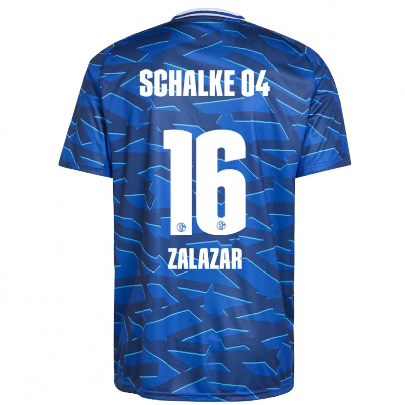 Danxen Damen Mauro Zalazar #16 Königsblau Weiß Heimtrikot Trikot 2025/26 T-Shirt