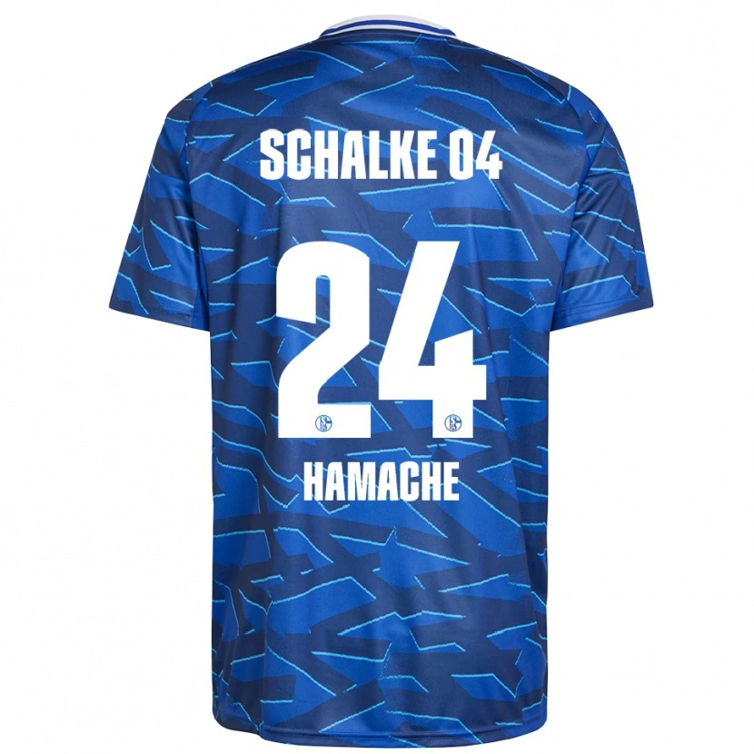 Danxen Damen Ilyes Hamache #24 Königsblau Weiß Heimtrikot Trikot 2025/26 T-Shirt