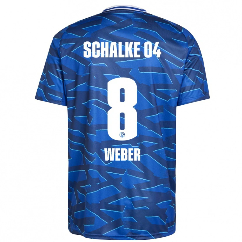 Danxen Damen Ben Weber #8 Königsblau Weiß Heimtrikot Trikot 2025/26 T-Shirt