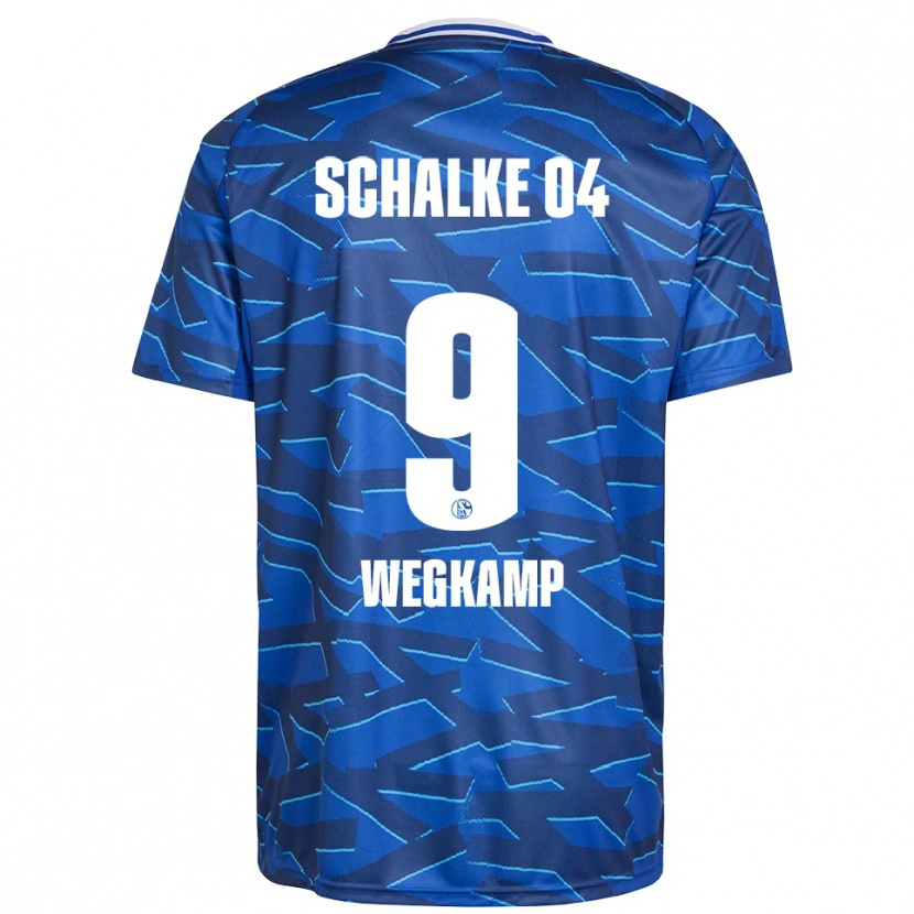 Danxen Damen Gerrit Wegkamp #9 Königsblau Weiß Heimtrikot Trikot 2025/26 T-Shirt
