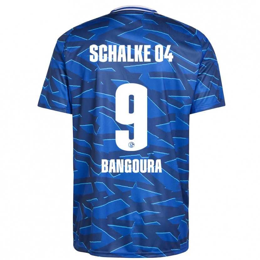 Danxen Damen Aboubacar Bangoura #9 Königsblau Weiß Heimtrikot Trikot 2025/26 T-Shirt
