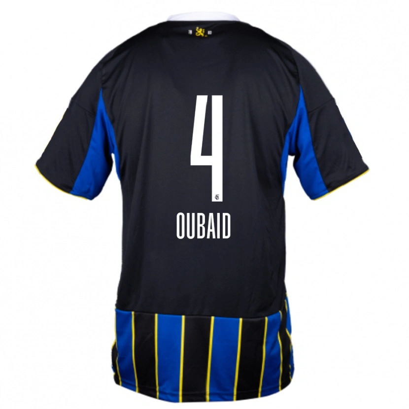 Danxen Damen Obeida Oubaid #4 Blau Schwarz Gelb Heimtrikot Trikot 2025/26 T-Shirt