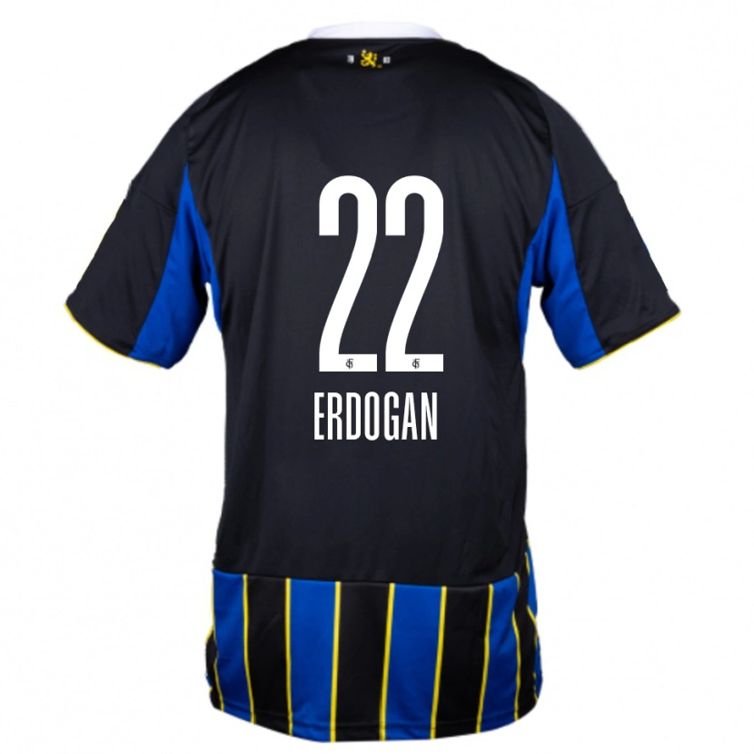 Danxen Damen Batuhan Erdogan #22 Blau Schwarz Gelb Heimtrikot Trikot 2025/26 T-Shirt