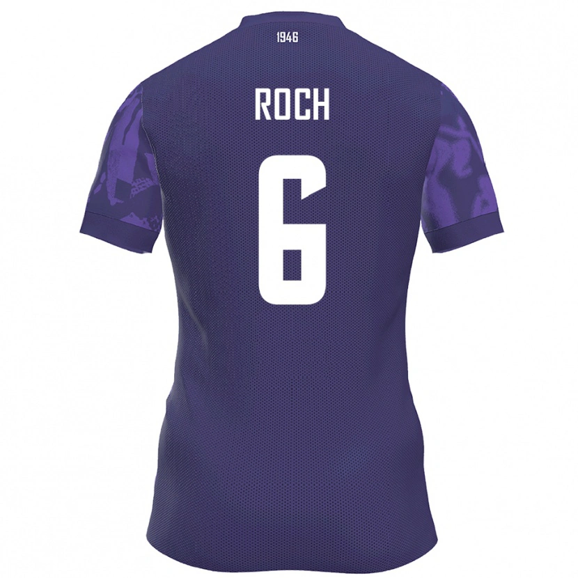 Danxen Damen Julian Roch #6 Lila Weiß Heimtrikot Trikot 2025/26 T-Shirt