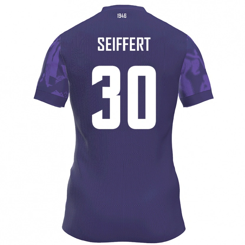 Danxen Damen Moritz Seiffert #30 Lila Weiß Heimtrikot Trikot 2025/26 T-Shirt