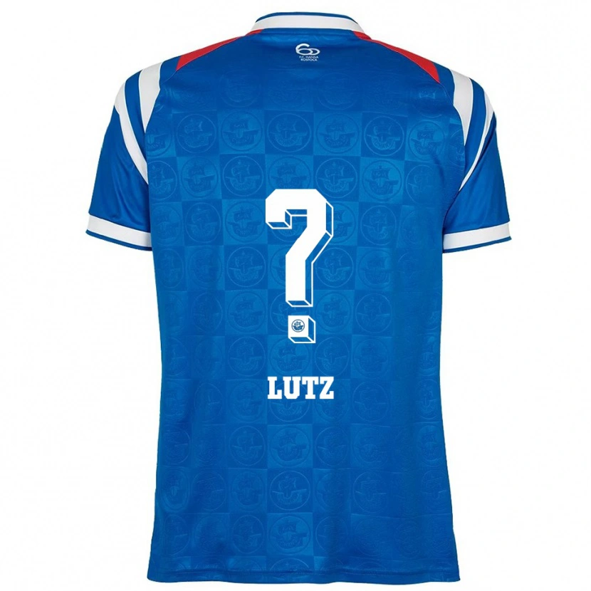 Danxen Damen Marvin Lutz #0 Blau Weiß Rot Heimtrikot Trikot 2025/26 T-Shirt