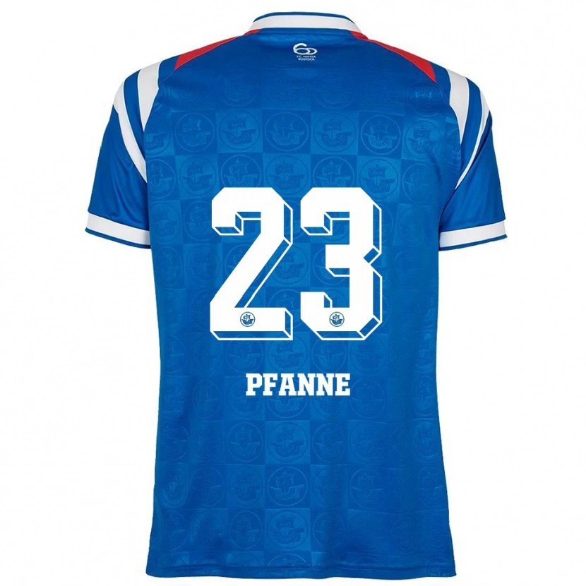 Danxen Damen Franz Pfanne #23 Blau Weiß Rot Heimtrikot Trikot 2025/26 T-Shirt