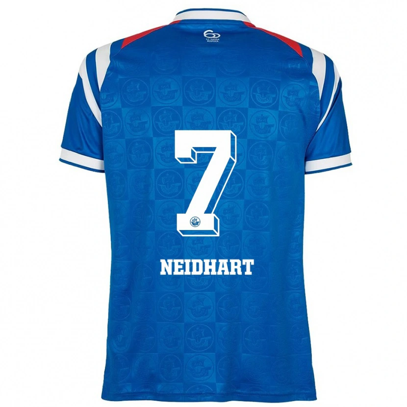 Danxen Damen Nico Neidhart #7 Blau Weiß Rot Heimtrikot Trikot 2025/26 T-Shirt