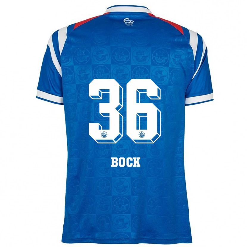Danxen Damen Fiete Bock #36 Blau Weiß Rot Heimtrikot Trikot 2025/26 T-Shirt