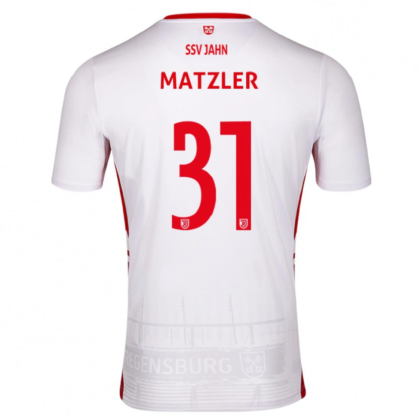 Danxen Damen Leo Mätzler #31 Weiß Rot Heimtrikot Trikot 2025/26 T-Shirt