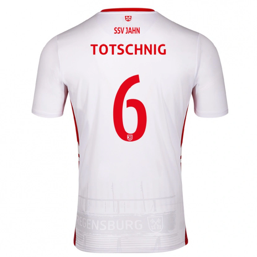 Danxen Damen Josef Totschnig #6 Weiß Rot Heimtrikot Trikot 2025/26 T-Shirt