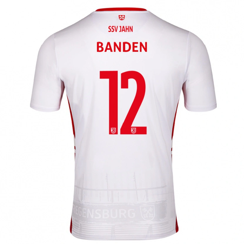 Danxen Damen Ante Banden #12 Weiß Rot Heimtrikot Trikot 2025/26 T-Shirt