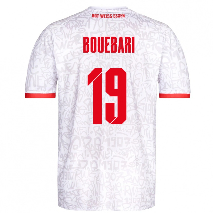 Danxen Damen Franci Bouebari #19 Weiß Rot Heimtrikot Trikot 2025/26 T-Shirt