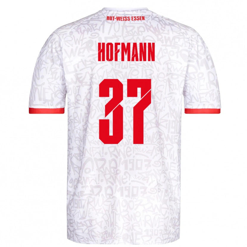 Danxen Damen Jannik Hofmann #37 Weiß Rot Heimtrikot Trikot 2025/26 T-Shirt