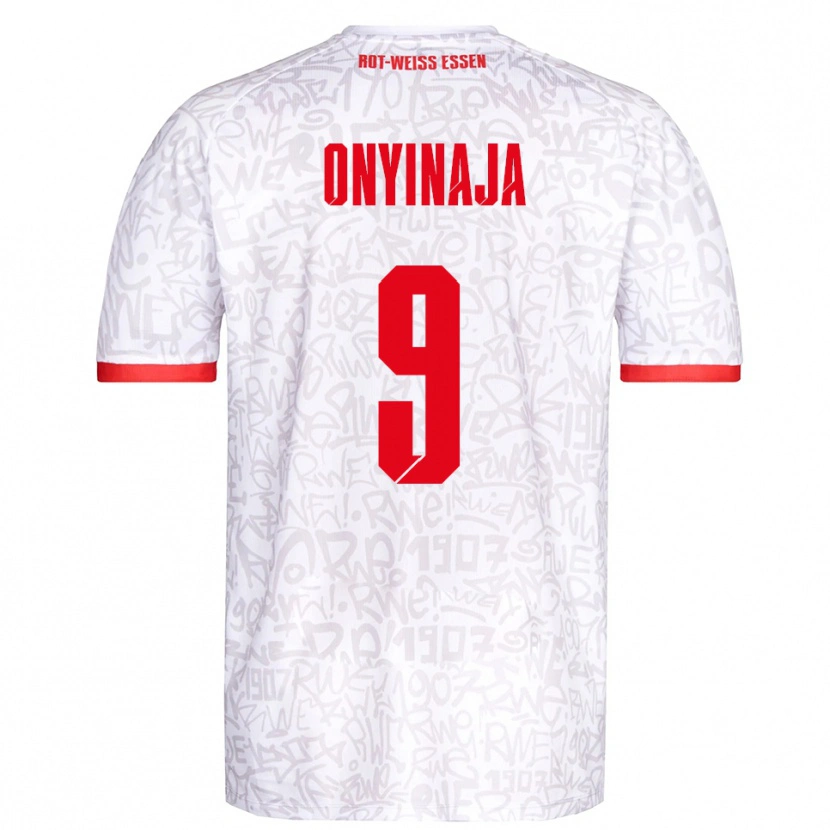Danxen Damen Leonard Onyinaja #9 Weiß Rot Heimtrikot Trikot 2025/26 T-Shirt