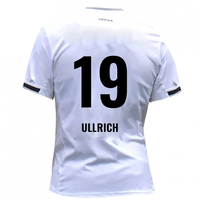 Danxen Damen Nikita Ullrich #19 Weiß Rot Heimtrikot Trikot 2025/26 T-Shirt