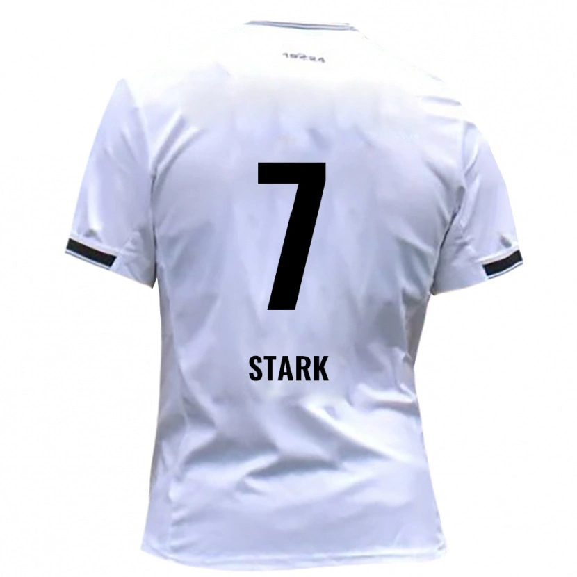 Danxen Damen Julian Stark #7 Weiß Rot Heimtrikot Trikot 2025/26 T-Shirt