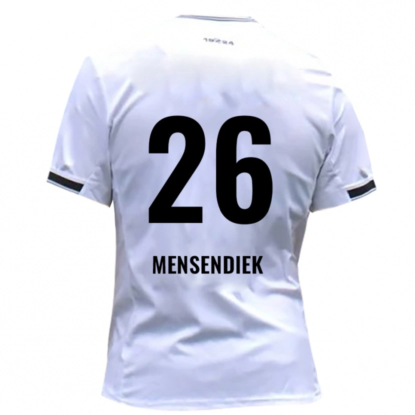 Danxen Damen Luis Mensendiek #26 Weiß Rot Heimtrikot Trikot 2025/26 T-Shirt