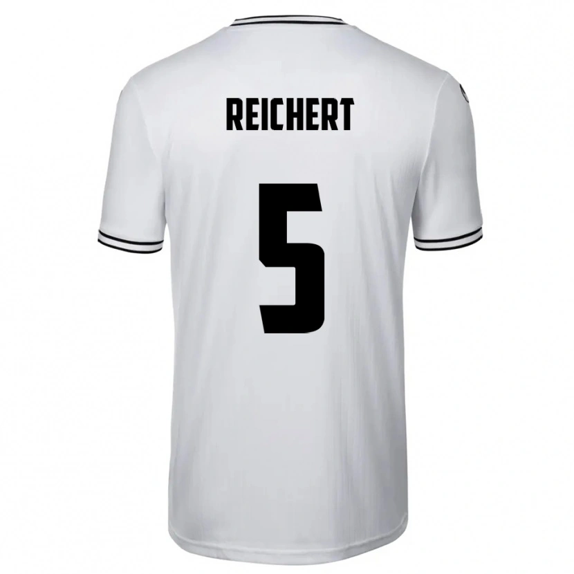 Danxen Damen Johannes Reichert #5 Weiß Schwarz Heimtrikot Trikot 2025/26 T-Shirt