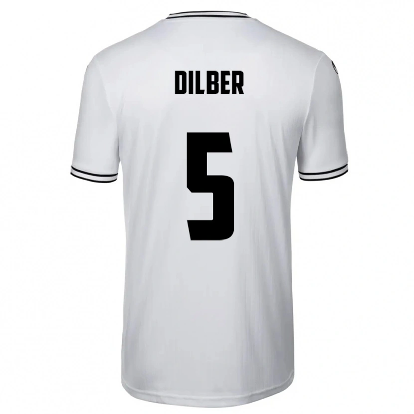 Danxen Damen Mirko Dilber #5 Weiß Schwarz Heimtrikot Trikot 2025/26 T-Shirt