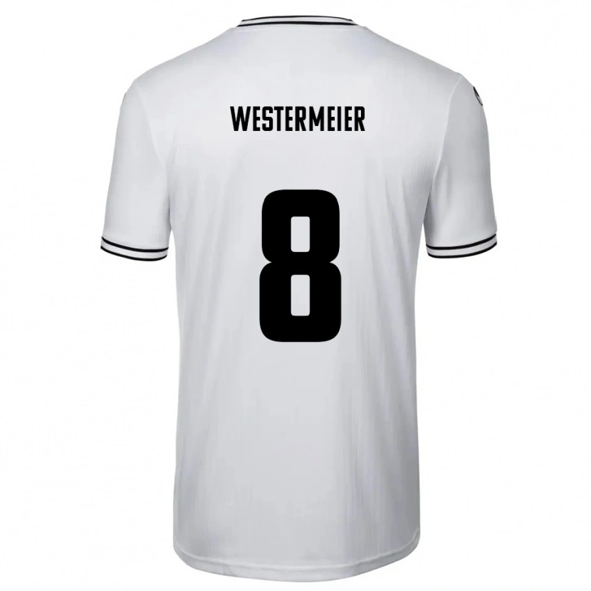 Danxen Damen Ben Westermeier #8 Weiß Schwarz Heimtrikot Trikot 2025/26 T-Shirt