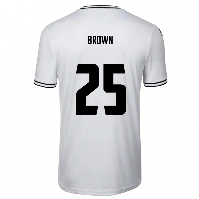 Danxen Damen Evan Brown #25 Weiß Schwarz Heimtrikot Trikot 2025/26 T-Shirt