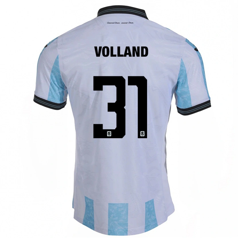 Danxen Damen Kevin Volland #31 Weiß Himmelblau Heimtrikot Trikot 2025/26 T-Shirt