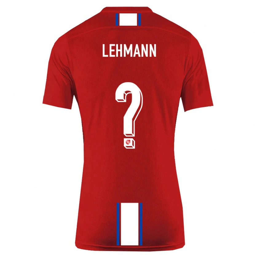 Danxen Damen Tom Lehmann #0 Rot Weiß Heimtrikot Trikot 2025/26 T-Shirt