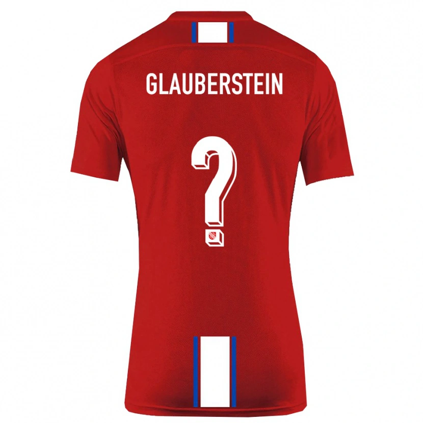 Danxen Damen Jonas Glauberstein #0 Rot Weiß Heimtrikot Trikot 2025/26 T-Shirt